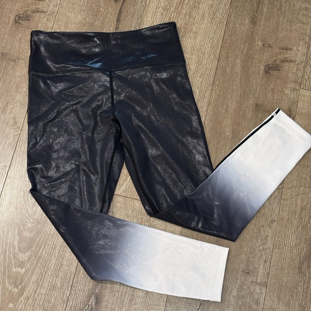 ZYIA Shimmering Black Leggings